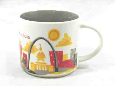 Starbucks You Are Here 2014 Mug St. Louis Missouri Cup 14 oz. - Sold on eBay Oct, 21st 2019 for $17.49