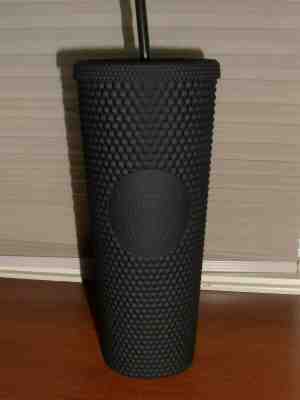 STARBUCKS Matte Black Studded Tumbler 24oz Venti Cup Limited Edition FALL 2019 - Sold on eBay Oct, 21st 2019 for $49.97