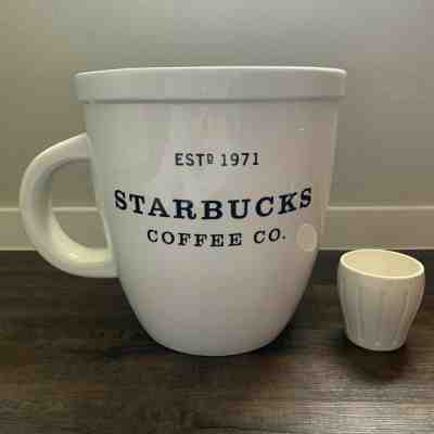RARE - GIANT Starbucks 5 Gallon Abbey Mug - 2001 - Store Display