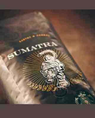 (5) 1lb Starbucks Sumatra Whole Bean Coffee Bags - Sold on eBay Oct, 21st 2019 for $65.99
