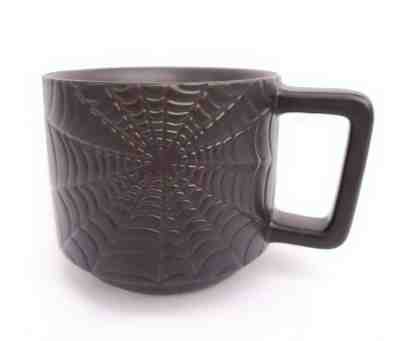 Starbucks Halloween 2019 Mug Spider Web Black Ceramic Limited Edition 12 oz - Sold on eBay Oct, 21st 2019 for $25.00
