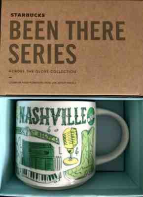 Starbucks Coffee 14oz Been There Series Mug Nashville Tennessee Cup NIB w/SKU - Sold on eBay Oct, 21st 2019 for $19.95