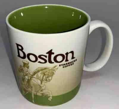 Starbucks Boston Mass 4" Ceramic Coffee Mug 2008 Collector Series 16 oz. - Sold on eBay Oct, 21st 2019 for $23.50