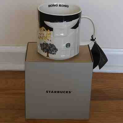 2017 Starbucks Coffee City Mug Collection China Hong Kong Relief - New Version - Sold on eBay Oct, 21st 2019 for $24.99