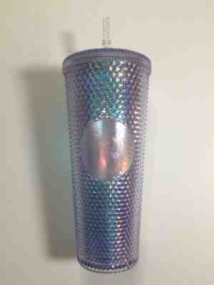 Starbucks Venti Iridescent Rainbow Unicorn Studded 24oz Tumbler Cup Rare - Sold on eBay Oct, 21st 2019 for $119.99