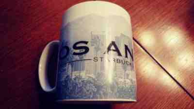 NEW STARBUCKS BARISTA SKYLINE SERIES 1, LOS ANGELES, CITY OF ANGELS MUG 2002  - Sold on eBay Oct, 21st 2019 for $17.77