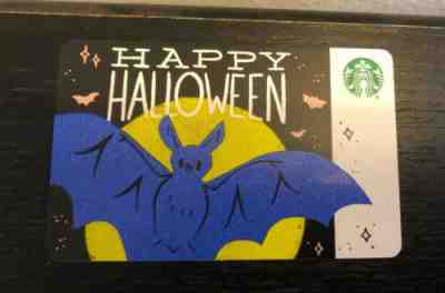 Happy Halloween Starbucks Gift Card $20 - Sold on eBay Oct, 21st 2019 for $18.00
