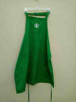 Starbucks Coffee Barista Green Apron Authentic never worn but I did wash it. - Sold on eBay Oct, 21st 2019 for $20.00