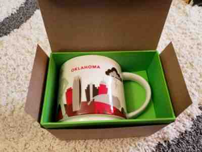 NEW IN BOX Starbucks "You Are Here" Collectible mug -- Oklahoma - Sold on eBay Oct, 21st 2019 for $22.95
