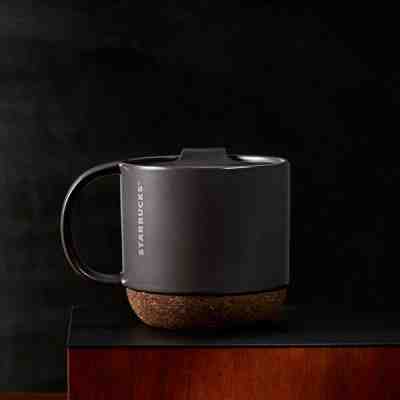 [Starbucks]  Black Cork Mug - 12 oz - Sold on eBay Oct, 21st 2019 for $49.99