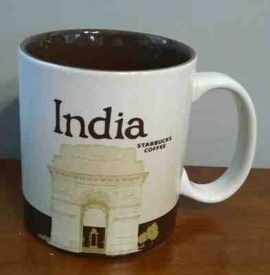Starbucks Country Series India  Mug Cup Large 16 oz / 473 ml  NEW  - Sold on eBay Oct, 21st 2019 for $19.99