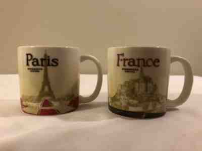 Starbucks Espresso Mugs Paris France Global Icon Series 2012 - Sold on eBay Oct, 21st 2019 for $25.00