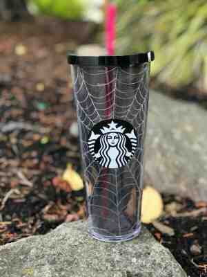 2019 Starbucks Halloween Spiderweb Spider 24 oz Limited Edition Cup Tumbler  - Sold on eBay Oct, 21st 2019 for $34.90