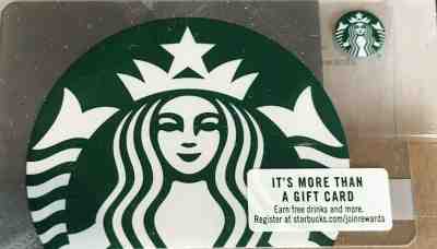 Starbucks Gift Card containing $ 20.00 - Sold on eBay Oct, 21st 2019 for $16.00
