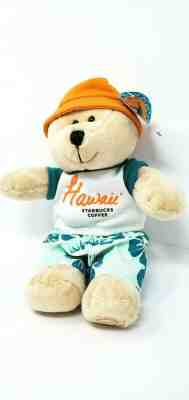 Starbucks Coffee Bearista Hawaii Plush Bear Collection 2010 Original Outfit Tags - Sold on eBay Oct, 20th 2019 for $15.00