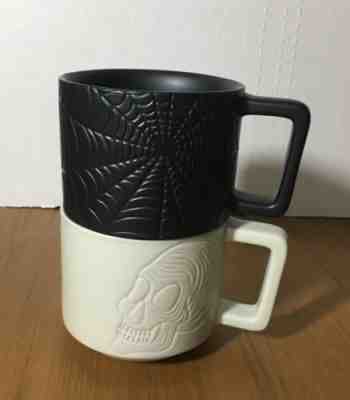 Starbucks Halloween 2019 Skull & Spiderweb - Set Of 2 Mugs - Sold on eBay Oct, 20th 2019 for $24.99