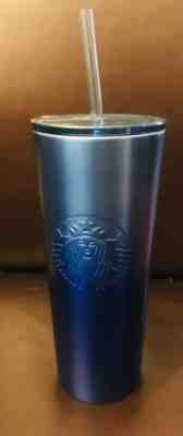 2019 Starbucks Blue Ombre Stainless Steel Tumbler 16oz New NO RESERVE!!! - Sold on eBay Oct, 20th 2019 for $30.00