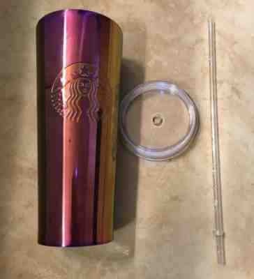 Starbucks Metal Rainbow 24oz Tumbler - Sold on eBay Oct, 20th 2019 for $25.00