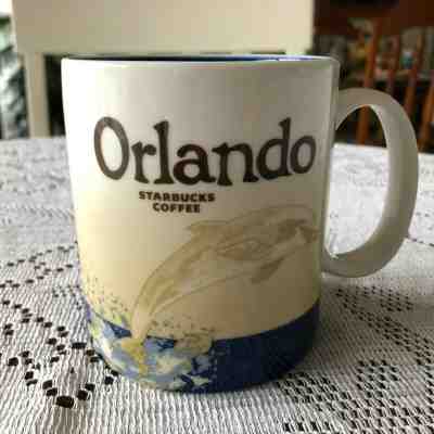 2012 Starbucks Icon ORLANDO City 16 oz Coffee Tea Mug  - Sold on eBay Oct, 20th 2019 for $22.50