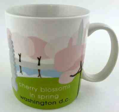Starbucks 2007 Coffee Mug Cherry Blossoms Washington DC 18 fl oz Large Cup - Sold on eBay Oct, 20th 2019 for $18.00