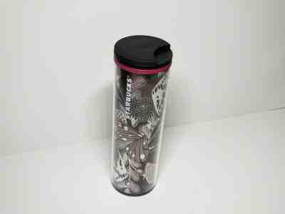 Starbucks Fall 2019 Butterfly Floral Acrylic Travel Tumbler Limited Edition 16oz - Sold on eBay Oct, 20th 2019 for $31.97