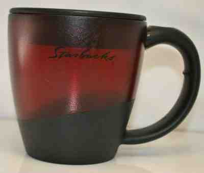 Starbucks Coffee 2001 Barista Red 12 oz Translucent Plastic Travel Mug Cup & Lid - Sold on eBay Oct, 20th 2019 for $19.97
