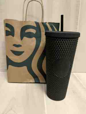 Starbucks Matte Black Studded Tumbler Cup. 24 oz. Fall line 2019 LIMITED EDITION - Sold on eBay Oct, 20th 2019 for $51.00