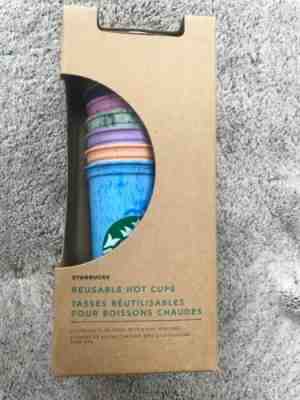 Starbucks Marble Reusable Hot Cups 6 Variety Colors Drink Cup New in Box - Sold on eBay Oct, 20th 2019 for $20.50