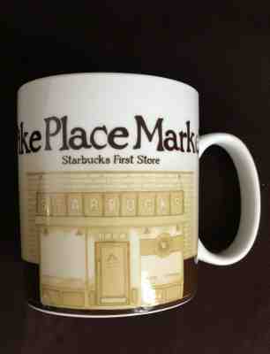 Starbucks Mug  Pike Market Place First Store Seattle Washington 16oz - 2011 - Sold on eBay Oct, 20th 2019 for $17.50