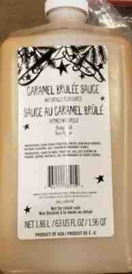 New Limited Starbucks Caramel Brûlée Syrup Sauce (63oz Bottle) FREE SHIPPING - Sold on eBay Oct, 20th 2019 for $70.00
