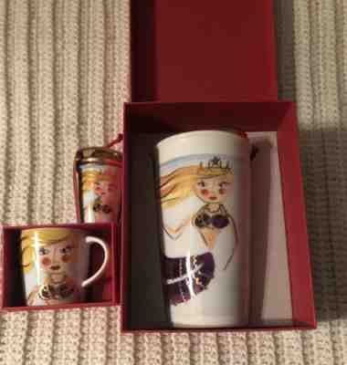 New 2015 STARBUCKS SIREN TRAVEL TUMBLER Mermaid Gift Box Collection - Sold on eBay Oct, 20th 2019 for $31.00