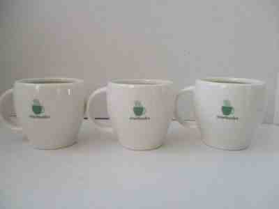 Lot of 3 Starbucks Barista Espresso Coffee Cups Abbey Green/White 7.5 oz  - Sold on eBay Oct, 20th 2019 for $29.99