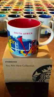 rare mugs Starbucks SOUTH AFRICA You Are Here (YAH) 14 oz mug with SKU tag - Sold on eBay Oct, 20th 2019 for $175.00