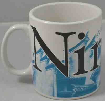 Starbucks City Mug Skyline Global blue China Ningbo oldest city 16 oz 2004 - Sold on eBay Oct, 20th 2019 for $19.99