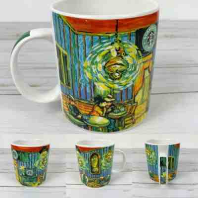 Starbucks 2001 Barista Coffee Tea Mug Van Gogh Inside Night Cafe 16 Oz - Sold on eBay Oct, 20th 2019 for $23.79