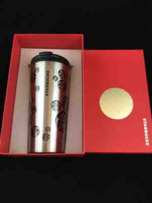NEW Starbucks 2014 Black Dot Stainless Steel Tumbler w Original Red Box 16 oz. - Sold on eBay Oct, 20th 2019 for $22.95