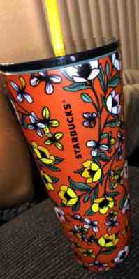 New Spring Starbucks 2019 Red Rose Stainless Steel Tumbler Cup 24 oz SOLD OUT