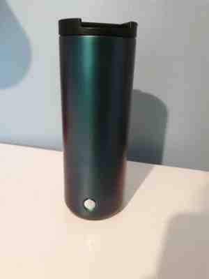 Starbucks  Iridescent green purple Stainless Steel Tumbler 16 oz - Sold on eBay Oct, 20th 2019 for $22.00