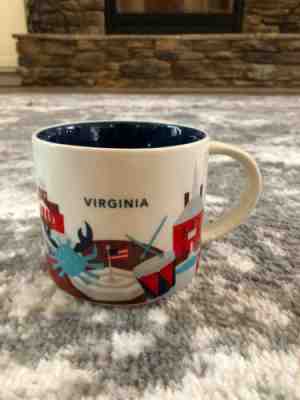 Retired VIRGINIA Starbucks You Are Here Collection Mug 14oz - Sold on eBay Oct, 20th 2019 for $15.95