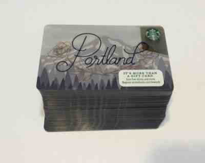 2017 Starbucks City Cards - Portland - Lot of 100 - Sold on eBay Oct, 20th 2019 for $99.95