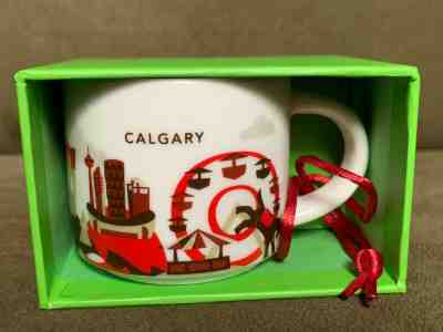 Starbucks Calgary Demitasse  You Are Here (YAH), Collectable Cup, 2 fl. oz. - Sold on eBay Oct, 20th 2019 for $24.99