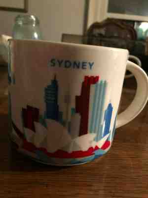  Starbucks You Are Here YAH SYDNEY Australia Coffee Mug Cup 14 oz. - Sold on eBay Oct, 20th 2019 for $35.00