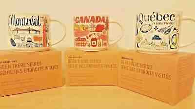 Starbucks Been There Series MONTREAL, QUEBEC AND CANADA (3MUGS) Set NWT - Sold on eBay Oct, 20th 2019 for $63.00