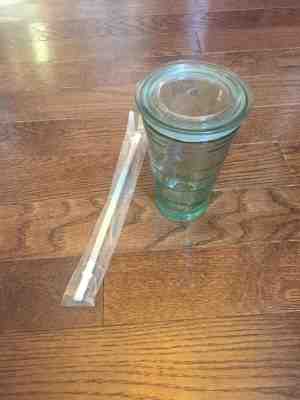 Starbucks Recycled Glass Tumbler 20 Oz Cup Cold To Go Pride Straw Siren Logo - Sold on eBay Oct, 19th 2019 for $19.99