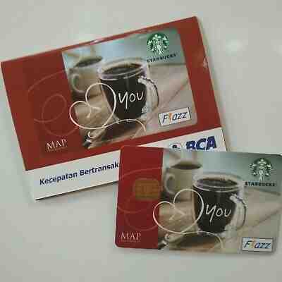 Starbucks Indonesia Love You Valentine Flazz Card  2011 with Sleeve - Sold on eBay Oct, 19th 2019 for $110.49
