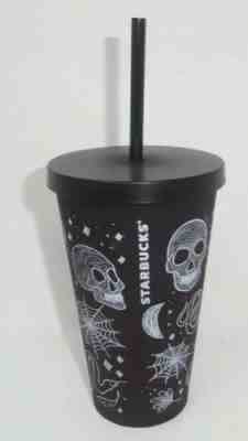 Starbucks Halloween 2019 Skull Tumbler 16oz Purplish Black Hard To Find - Sold on eBay Oct, 19th 2019 for $40.00