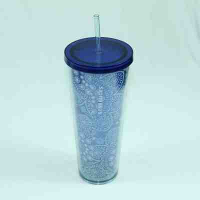 Starbucks 2019 Succulent Floral Print Acrylic Cold Cup Tumbler Venti 24oz - Sold on eBay Oct, 19th 2019 for $21.82