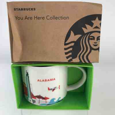 Starbucks You Are Here Series ALABAMA 14oz Ceramic Mug New In Box NIB NEW NWT  - Sold on eBay Oct, 19th 2019 for $34.68