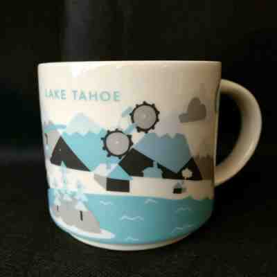 Starbucks 2015 Lake Tahoe You Are Here Collection Coffee Mug Cup 14 Oz  - Sold on eBay Oct, 19th 2019 for $22.99