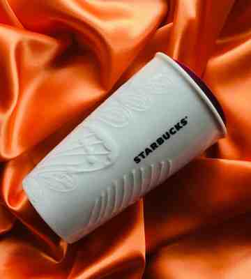 Fall 2019 STARBUCKS Butterfly Travel Mug w Lid 10oz Ceramic Traveler NEW & HTF! - Sold on eBay Oct, 19th 2019 for $31.00